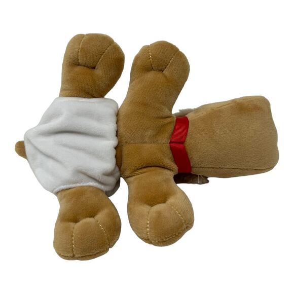 Pound Puppies Hasbro Newborn Light Brown Plush Diaper Travel Carry Along Toy - Picture 7 of 13